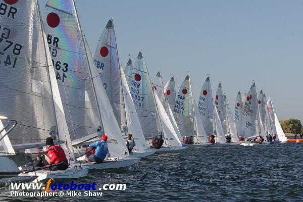 A crisp day for the Fireball Inland Championships photo copyright Mike Shaw / www.fotoboat.com taken at Draycote Water Sailing Club and featuring the Fireball class