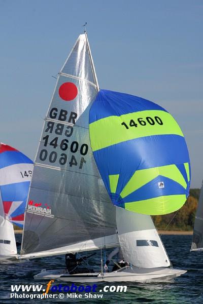 A crisp day for the Fireball Inland Championships photo copyright Mike Shaw / www.fotoboat.com taken at Draycote Water Sailing Club and featuring the Fireball class