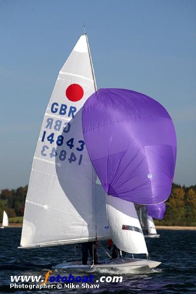 A crisp day for the Fireball Inland Championships photo copyright Mike Shaw / www.fotoboat.com taken at Draycote Water Sailing Club and featuring the Fireball class