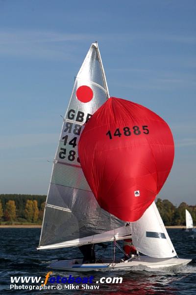 A crisp day for the Fireball Inland Championships photo copyright Mike Shaw / www.fotoboat.com taken at Draycote Water Sailing Club and featuring the Fireball class