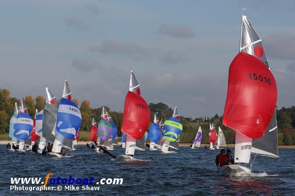 A crisp day for the Fireball Inland Championships photo copyright Mike Shaw / www.fotoboat.com taken at Draycote Water Sailing Club and featuring the Fireball class