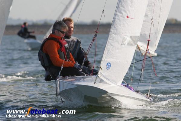 A crisp day for the Fireball Inland Championships photo copyright Mike Shaw / www.fotoboat.com taken at Draycote Water Sailing Club and featuring the Fireball class