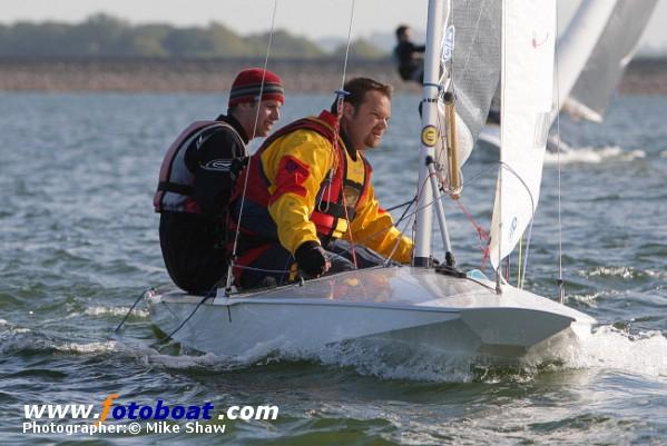 A crisp day for the Fireball Inland Championships photo copyright Mike Shaw / www.fotoboat.com taken at Draycote Water Sailing Club and featuring the Fireball class