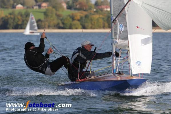 A crisp day for the Fireball Inland Championships photo copyright Mike Shaw / www.fotoboat.com taken at Draycote Water Sailing Club and featuring the Fireball class