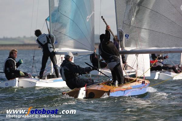 A crisp day for the Fireball Inland Championships photo copyright Mike Shaw / www.fotoboat.com taken at Draycote Water Sailing Club and featuring the Fireball class