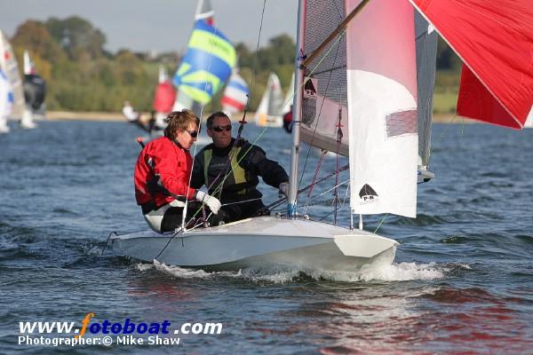 A crisp day for the Fireball Inland Championships photo copyright Mike Shaw / www.fotoboat.com taken at Draycote Water Sailing Club and featuring the Fireball class