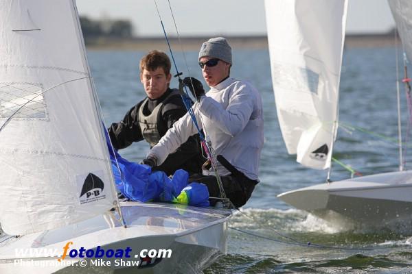 A crisp day for the Fireball Inland Championships photo copyright Mike Shaw / www.fotoboat.com taken at Draycote Water Sailing Club and featuring the Fireball class