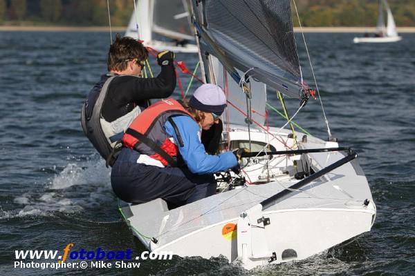 A crisp day for the Fireball Inland Championships photo copyright Mike Shaw / www.fotoboat.com taken at Draycote Water Sailing Club and featuring the Fireball class