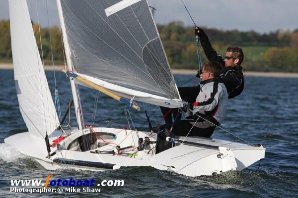 A crisp day for the Fireball Inland Championships photo copyright Mike Shaw / www.fotoboat.com taken at Draycote Water Sailing Club and featuring the Fireball class