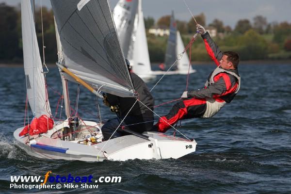 A crisp day for the Fireball Inland Championships photo copyright Mike Shaw / www.fotoboat.com taken at Draycote Water Sailing Club and featuring the Fireball class