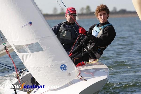 A crisp day for the Fireball Inland Championships photo copyright Mike Shaw / www.fotoboat.com taken at Draycote Water Sailing Club and featuring the Fireball class