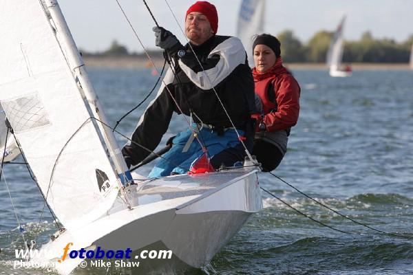 A crisp day for the Fireball Inland Championships photo copyright Mike Shaw / www.fotoboat.com taken at Draycote Water Sailing Club and featuring the Fireball class