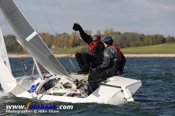 A crisp day for the Fireball Inland Championships photo copyright Mike Shaw / www.fotoboat.com taken at Draycote Water Sailing Club and featuring the Fireball class