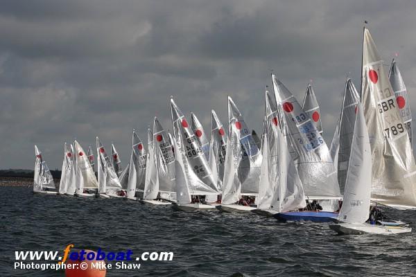 A crisp day for the Fireball Inland Championships photo copyright Mike Shaw / www.fotoboat.com taken at Draycote Water Sailing Club and featuring the Fireball class