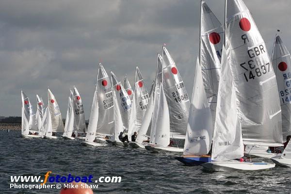 A crisp day for the Fireball Inland Championships photo copyright Mike Shaw / www.fotoboat.com taken at Draycote Water Sailing Club and featuring the Fireball class