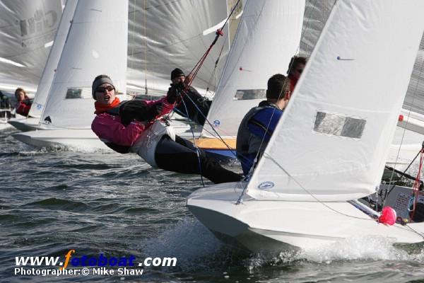 A crisp day for the Fireball Inland Championships photo copyright Mike Shaw / www.fotoboat.com taken at Draycote Water Sailing Club and featuring the Fireball class