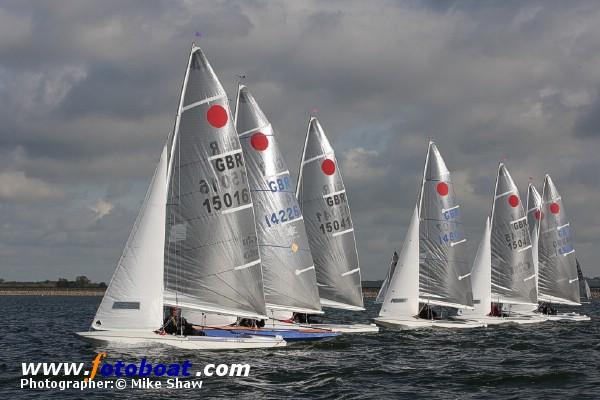 A crisp day for the Fireball Inland Championships photo copyright Mike Shaw / www.fotoboat.com taken at Draycote Water Sailing Club and featuring the Fireball class