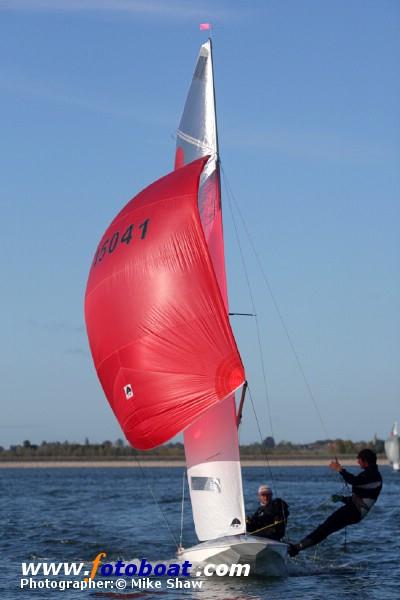 Winners at the Fireball Inland Championships photo copyright Mike Shaw / www.fotoboat.com taken at Draycote Water Sailing Club and featuring the Fireball class