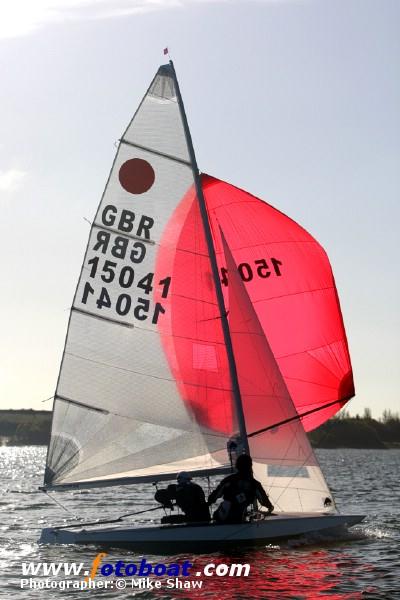 Winners at the Fireball Inland Championships photo copyright Mike Shaw / www.fotoboat.com taken at Draycote Water Sailing Club and featuring the Fireball class