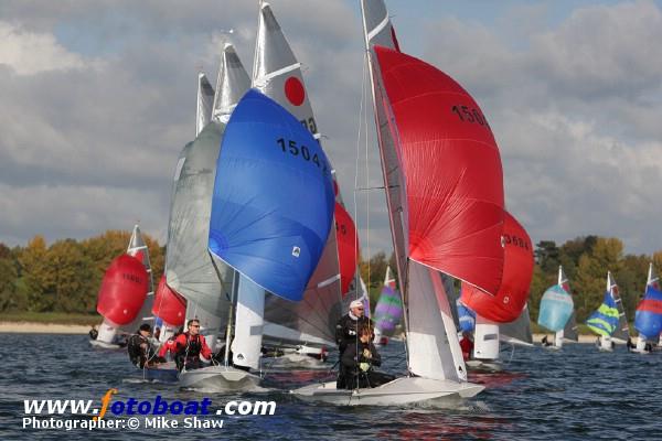 Winners at the Fireball Inland Championships photo copyright Mike Shaw / www.fotoboat.com taken at Draycote Water Sailing Club and featuring the Fireball class