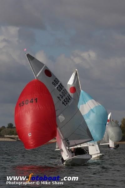 Winners at the Fireball Inland Championships photo copyright Mike Shaw / www.fotoboat.com taken at Draycote Water Sailing Club and featuring the Fireball class