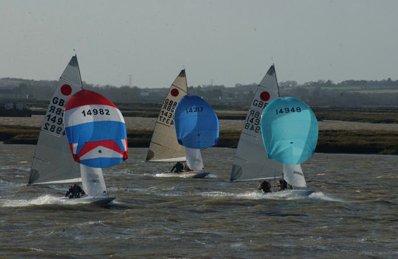 Harlow Blackwater Icicle photo copyright C Roberts taken at Harlow (Blackwater) Sailing Club and featuring the Fireball class