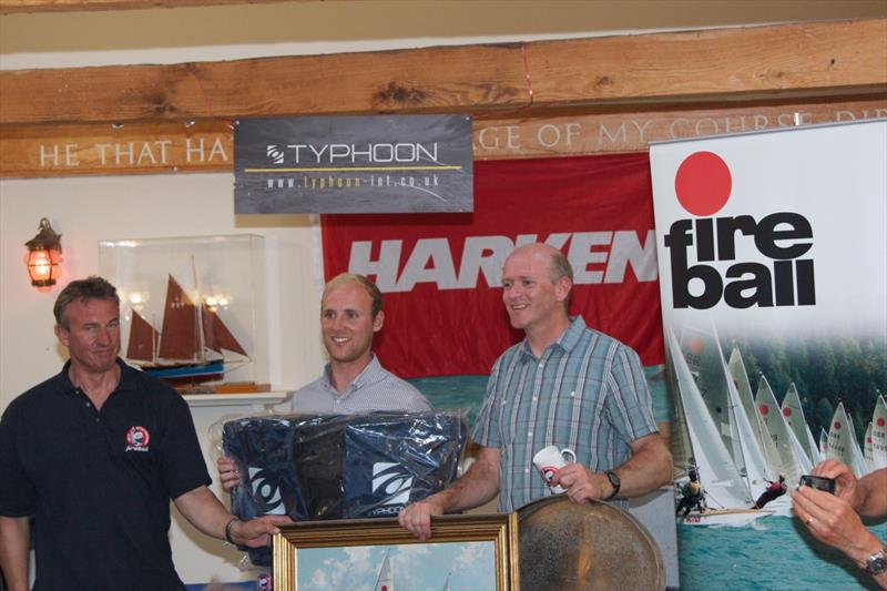 Christian Birrell & Richard Anderton win the 2013 Fireball National Championships - photo © Andy Robinson