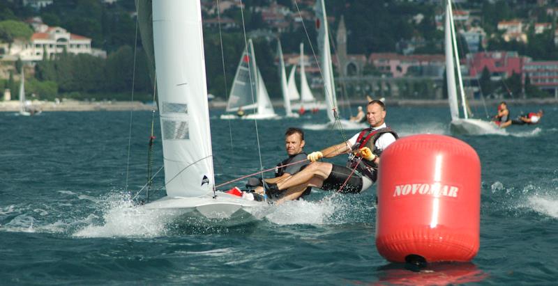 Day 4 of the Fireball World Championships at Portoroz, Slovenia photo copyright Jakica Jesih taken at GoSAILING and featuring the Fireball class