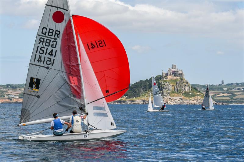 Gul Fireball National Championship at Penzance day 1 photo copyright Lee Whitehead / www.photolounge.co.uk taken at Penzance Sailing Club and featuring the Fireball class