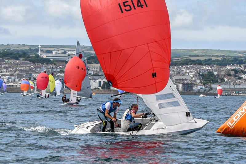 Gul Fireball National Championship at Penzance day 1 photo copyright Lee Whitehead / www.photolounge.co.uk taken at Penzance Sailing Club and featuring the Fireball class