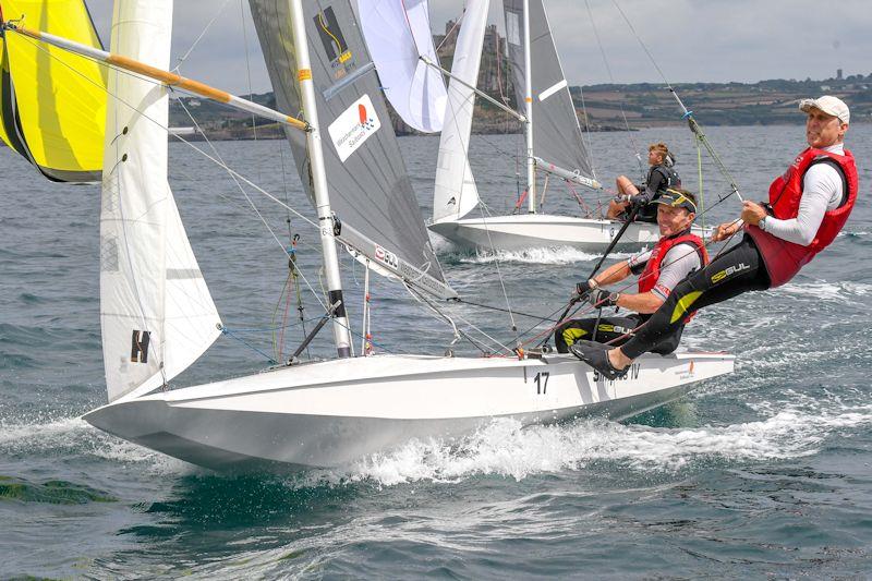 Gul Fireball National Championship at Penzance day 2 photo copyright Lee Whitehead / www.photolounge.co.uk taken at Penzance Sailing Club and featuring the Fireball class