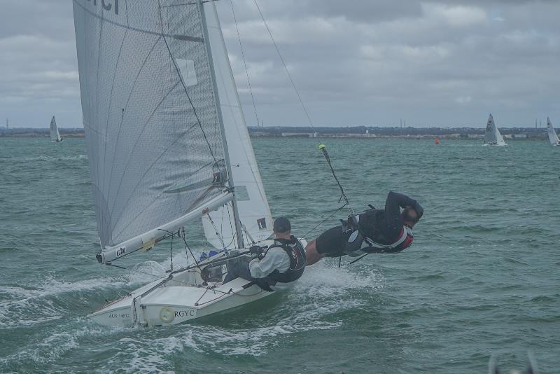 Brendan Garner and Peter Durran in Return of the Jedi - 2019 Australian Fireball Nationals, Day 1 photo copyright Jordan Roberts taken at Royal Geelong Yacht Club and featuring the Fireball class