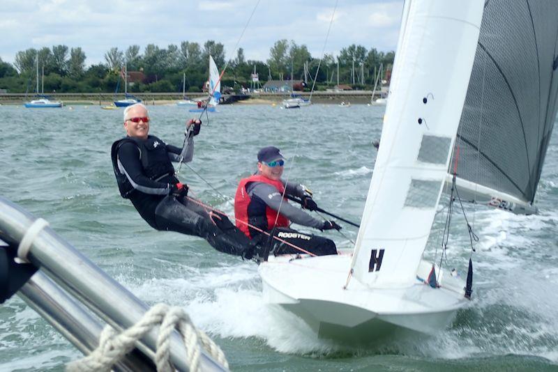 Round the Islands Race at Blackwater SC in aid of the RNLI - Mark Maskell and Nigel Sheppard win the Jubilee Goblet photo copyright BSC taken at Blackwater Sailing Club and featuring the Fireball class