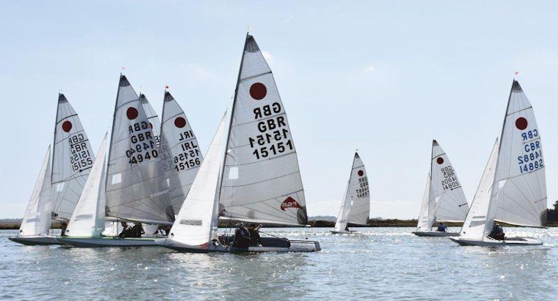 Fireball Under 26 Championship at Blackwater photo copyright Russ Lee taken at Blackwater Sailing Club and featuring the Fireball class