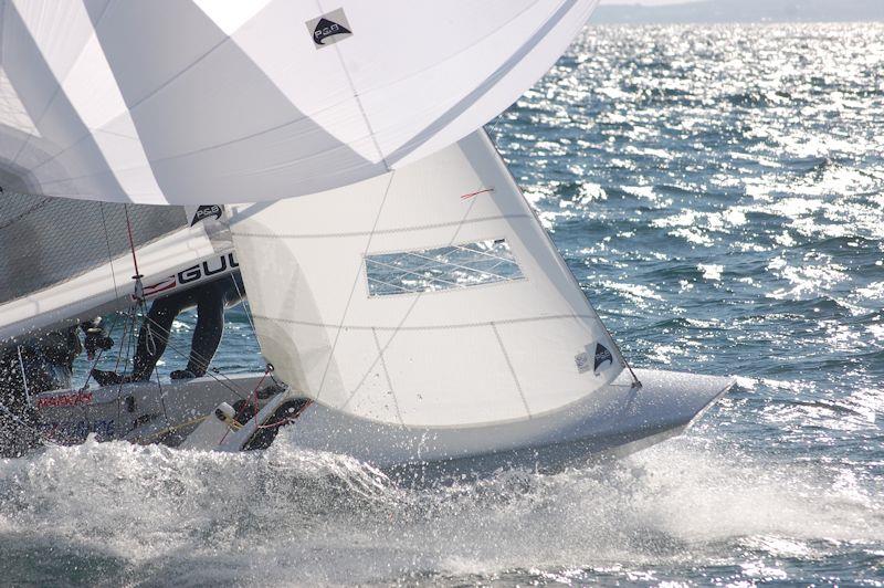 Fantastic full on fast, fun, and FLAT photo copyright David Henshall taken at Plas Heli Welsh National Sailing Academy and featuring the Fireball class