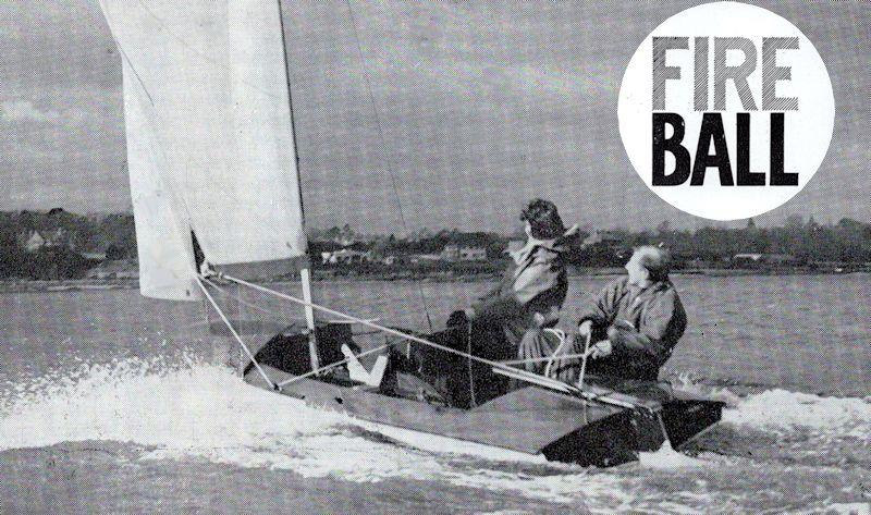 An early promotional pamphlet from Chippendale boats featured this superb photo of the prototype Fireball during an early outing at Hamble - photo © Eileen Ramsay / Chippendale