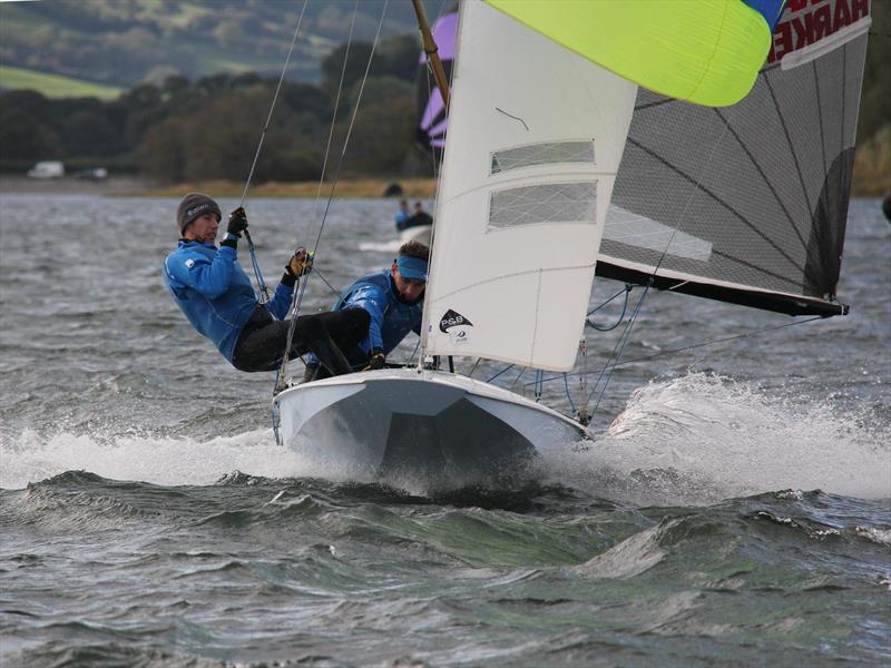 Anthony and James Willcocks during the 2021 Gul Fireball Inlands at Chew Valley Lake photo copyright Jon Cawthorne taken at Chew Valley Lake Sailing Club and featuring the Fireball class