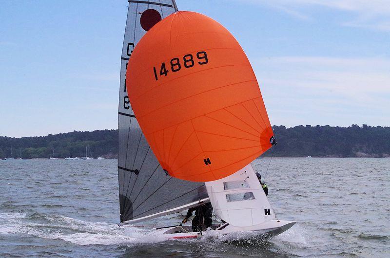 Fireball sailing in Poole harbour photo copyright PYC taken at Poole Yacht Club and featuring the Fireball class
