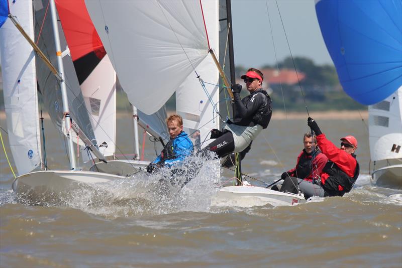 Gul Fireball Nationals at Brightlingsea day 1 photo copyright William Stacey taken at Brightlingsea Sailing Club and featuring the Fireball class