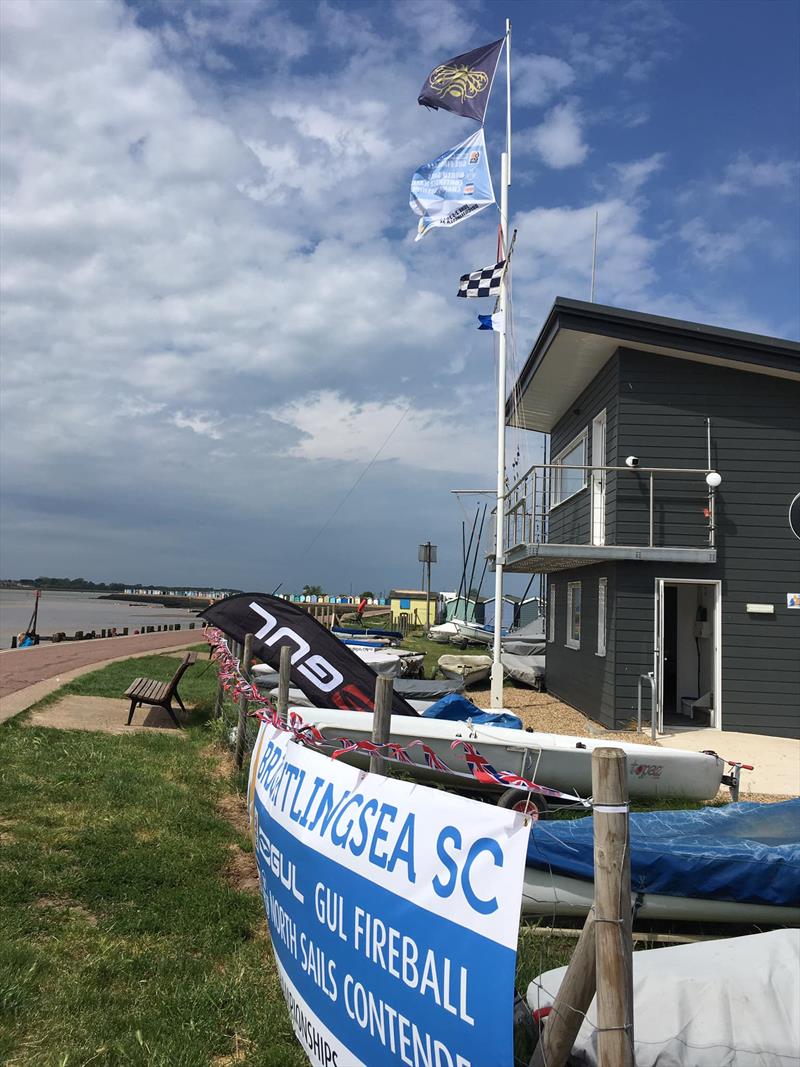 No racing on day 3 of the Gul Fireball Nationals at Brightlingsea photo copyright Derian Scott taken at Brightlingsea Sailing Club and featuring the Fireball class