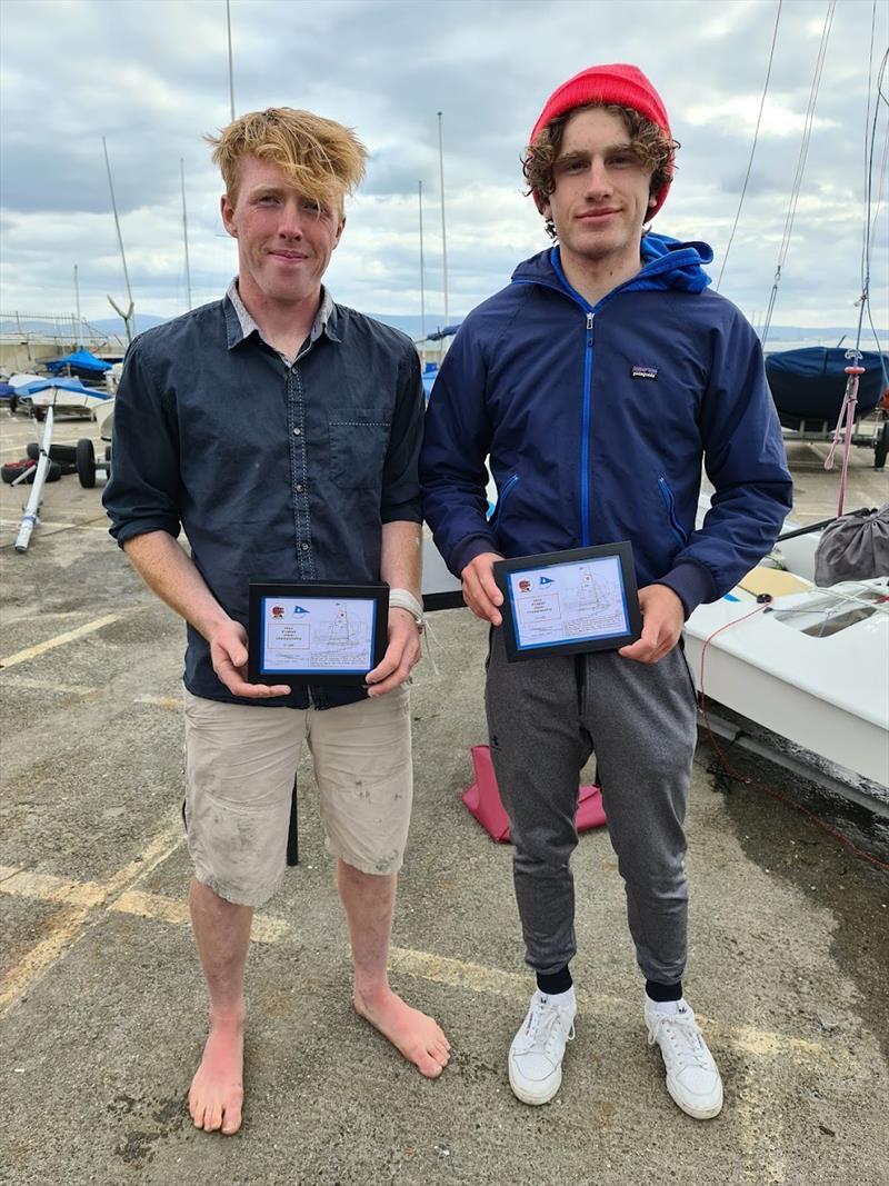 Chris Bateman and Conor Flynn win the Fireball Ulster Championships photo copyright Frank Miller taken at Sutton Dinghy Club and featuring the Fireball class
