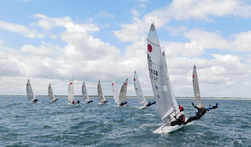 Race 6 startline during the Fireball Ulster Championships - photo © Andy Johnston