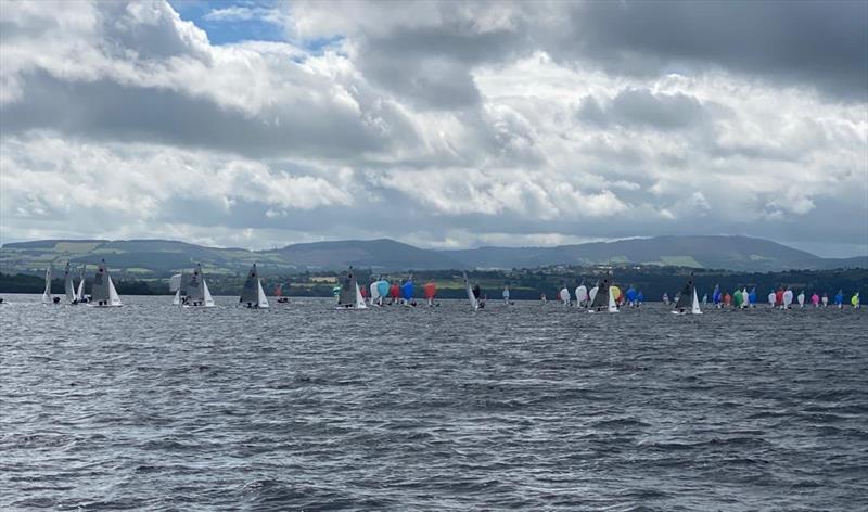 Gul Fireball World Championship at Lough Derg - Day 2 photo copyright Con Murphy taken at Lough Derg Yacht Club and featuring the Fireball class