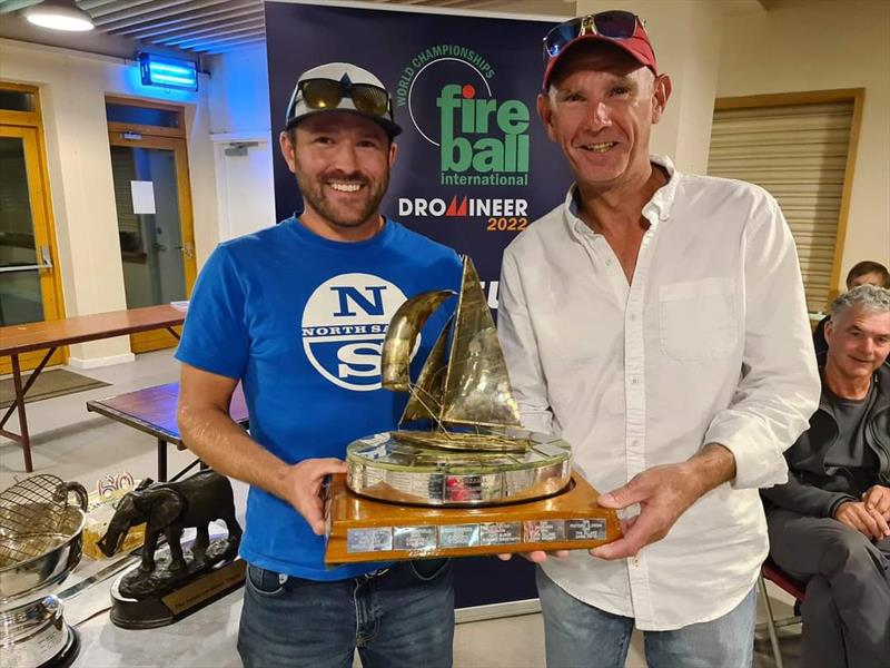 Tom Gillard & Andy Thompson win the Gul Fireball World Championship at Lough Derg photo copyright Con Murphy taken at Lough Derg Yacht Club and featuring the Fireball class