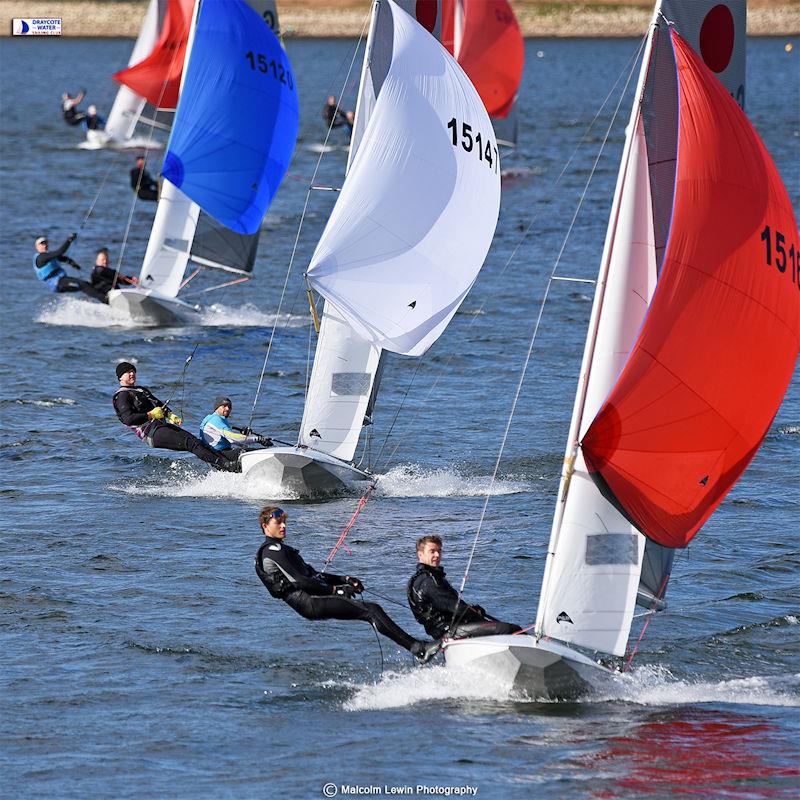 2022 Gul Fireball Inlands at Draycote photo copyright Malcolm Lewin / malcolmlewinphotography.zenfolio.com/watersports taken at Draycote Water Sailing Club and featuring the Fireball class