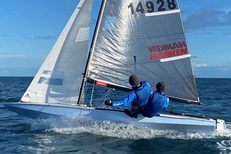 Paignton SC Christmas Cracker photo copyright Andy Probert taken at Paignton Sailing Club and featuring the Fireball class