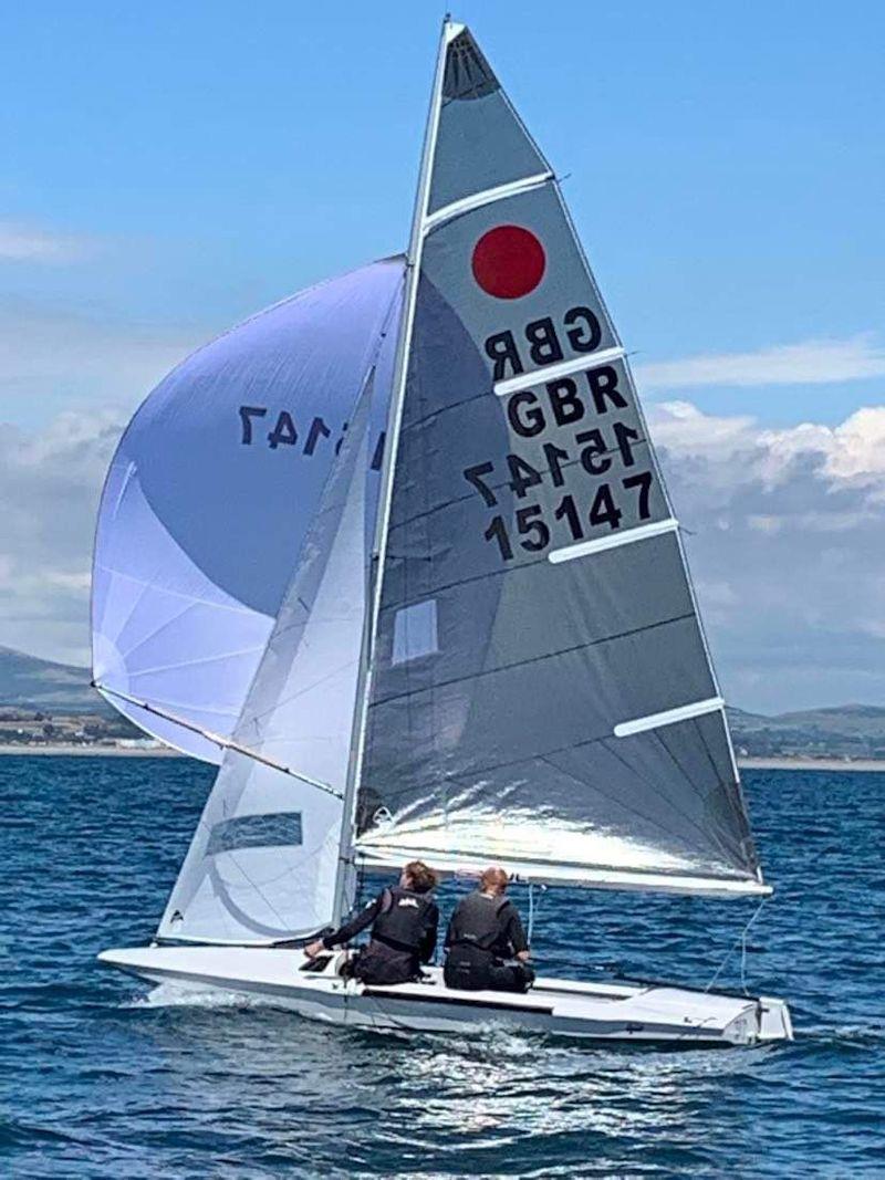 Paul Cullen and Joshua Manning at Abersoch Dinghy Week 2022 photo copyright ASC taken at Abersoch Sailing Club and featuring the Fireball class