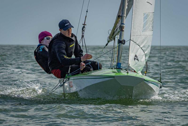 Hayling Island Fireball Open photo copyright Peter Hickson taken at Hayling Island Sailing Club and featuring the Fireball class