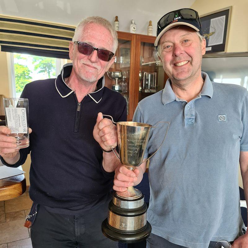 Franco Cassidy and Stephen Oram win the Fireball Ulster Championship at Newtownards photo copyright Frank Miller taken at Newtownards Sailing Club and featuring the Fireball class