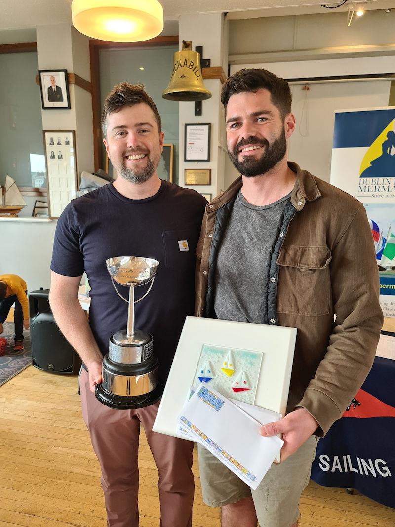 Ed Og Butler and Sean Collins win the Fireball Leinster Championships at Skerries photo copyright Frank Miller taken at Skerries Sailing Club and featuring the Fireball class